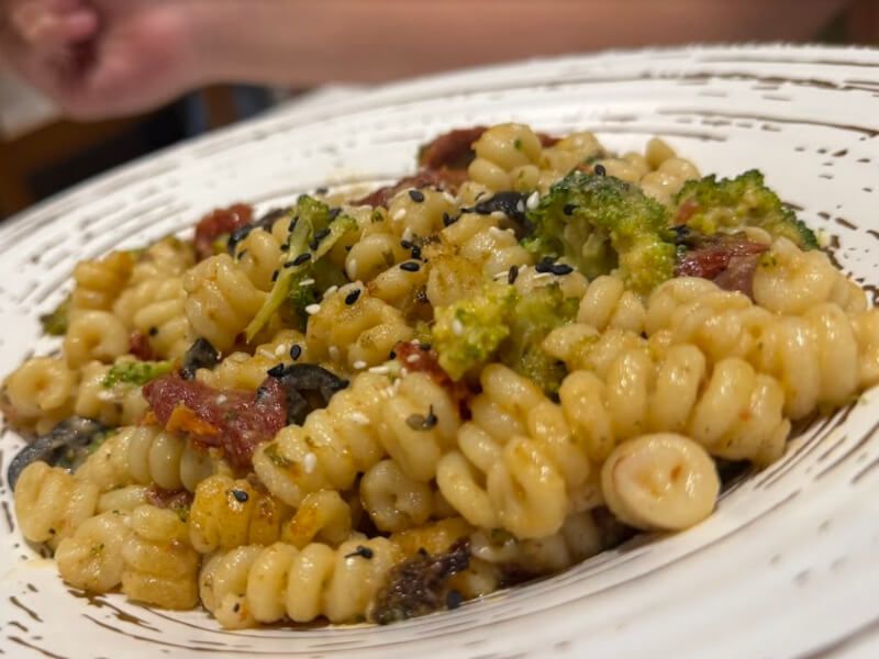 Pasta con vegetales